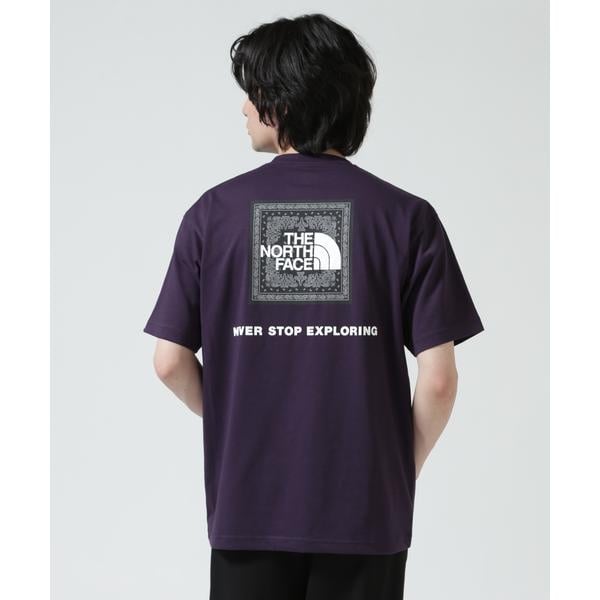 [�}���C]THE NORTH FACE S�^S Bandana Square Logo Tee/�r�[�o�[�iBEAVER�j �_�[�N�O���[6