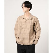 MANASTASH／マナスタッシュ  DOBBY  OPEN COLLAR SHIRT