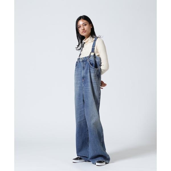 新品未着用品　ロドリリオン　チノアーミーサロペット RHODOLIRION／ロドリリオン 5POCKETS SUSPENDER PANT - DENIM