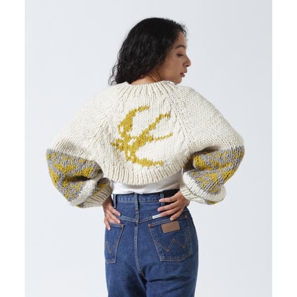 RHODOLIRION／ロドリリオン Cowichan Knit Bolero カウチンニット