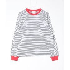 SOGLIA／ソリア　OPEN END MULTI BORDER L／S TEE　ボーダーＴ