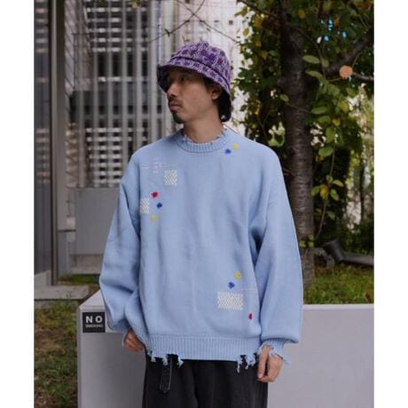 [^ԁF7816140205]B omnivore^r[Ij{[@HAND STITCH CREWNECK KNIT nhXeb`N[lbNjbg{fB̊eɃnhXeb`N[lbNjbgBXeb`REDABLLUEAYELLOWȂǂ̐FgĂA邾ŃeV̏オjbgłB܂A_[WHĂXeb`ƍ킹USED̂镵͋CɎdオĂ܂Bfނ̓Rbg100Ȃ̂ŐȂǂꂪȒPȂ̂ꂵ|CgłB3FWJŁAeFłȂC[WςƎv܂B񂠂ȂD݂1ĉIyB omnivore^r[Ij{[zomnivoreGHnɑꂸAlXȃt@bVX^Cƃ~bNXĒmāB