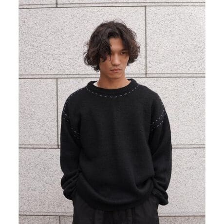 [^ԁF7815240213]B omnivore^r[Ij{[  ANNKNIT HAND CREWwƘrɂđ傫Xeb`ANN[lbNjbgBj킸IXXłACełByB omnivore^r[Ij{[zomnivoreGHnɑꂸAlXȃt@bVX^Cƃ~bNXĒmāB