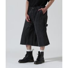 B omnivore／ビーオムニボー　W KNEE SHORTS DUCK ダブルニーショーツダック