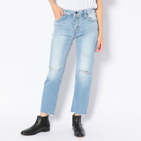 ｓｕｒｔ サート ダメージストレートデニム レディース ビーセカンド B 2nd 70 ファッション通販 マルイウェブチャネル