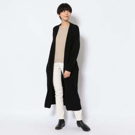 LILLY LYNQUE（リリーリン）ブラックロングカーディガン 