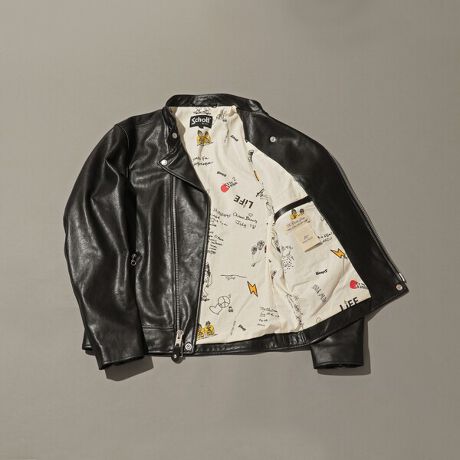 REMI RELIEF×Schott】ライダースジャケット | ビー 