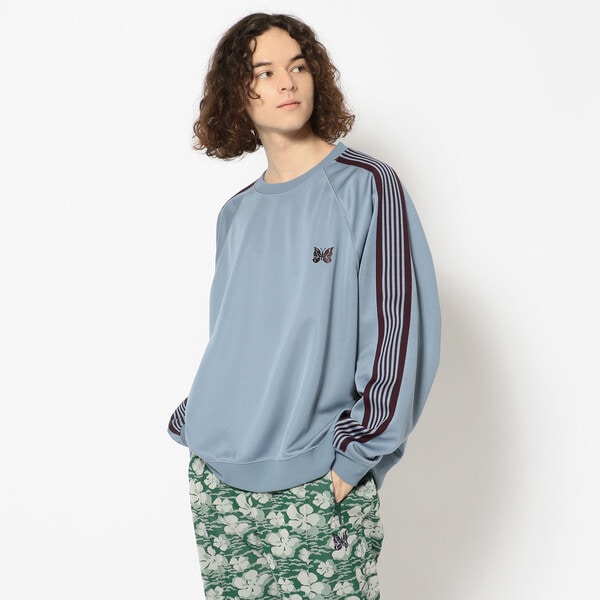 NEEDLES TRACK CREW NECK SHIRT L スウェット | suitmenstore.com