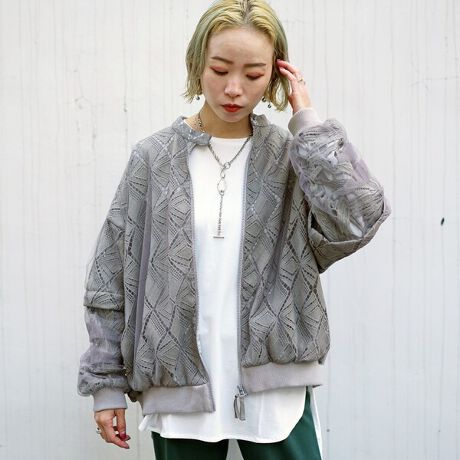 AULA AILA（アウラ アイラ）別注レースブルゾン | ビー 