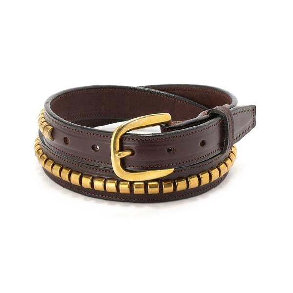 TORY LEATHER トリーレザー BLACK クリンチャーベルト 1 Inch