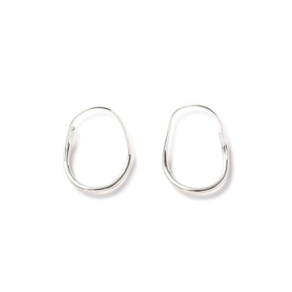 BAR JEWELLERY(バージュエリー) PIEGA EARRINGS SILVER ピアス | ビー ...