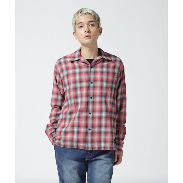 MINEDENIM（マインデニム）V.Nep Check Flannel Open Collar S | ビー