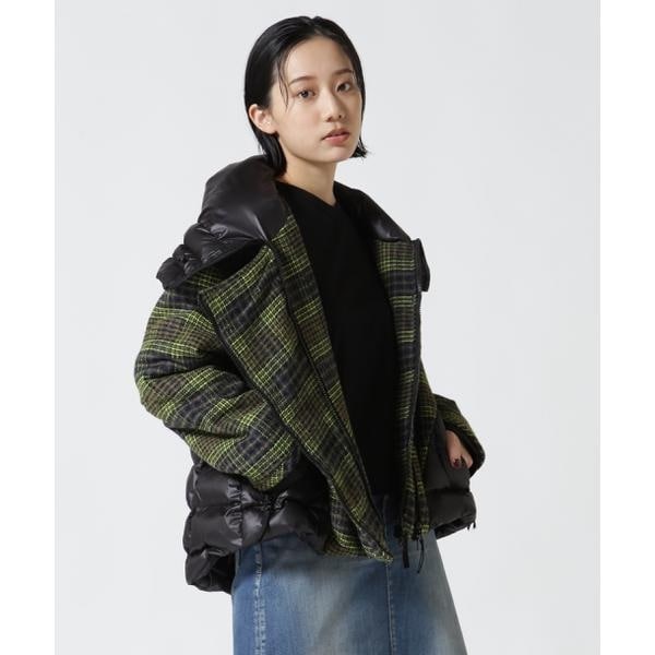 【税込】 AULA AILA（アウラ ダウン BLOUSON／ アイラ）COMBINATION ジャケット・アウター