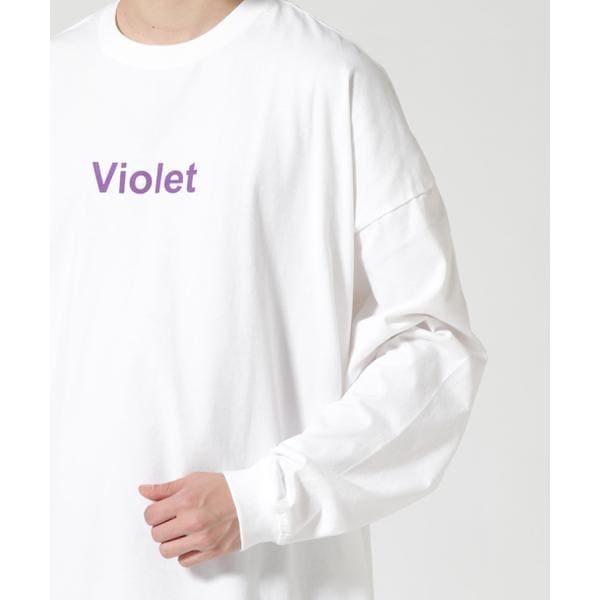 ENONE エノン／VIORET Print Tee ヴァイオレットプリントロンT ビーセカンド B'2nd ENONE エノン/VIORET Print Tee