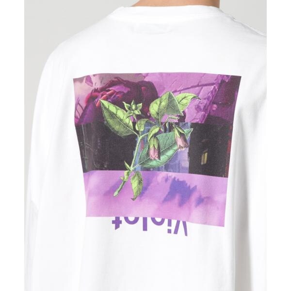 ENONE エノン／VIORET Print Tee ヴァイオレットプリントロンT ENONE エノン／VIORET Print Tee ヴァイオレットプリントロンT