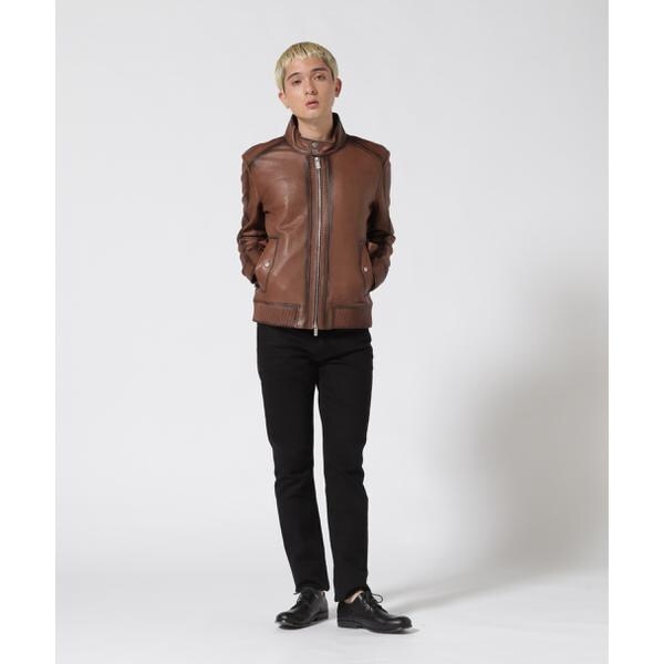 C DIEM(カルペディエム)シープレザーグラデーションハリントン