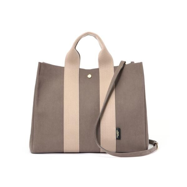 ビーセカンド（B’2nd）/VIOLAd’ORO (ヴィオラドーロ) ショルダー付き大トート（エコスウェード）GIN VIOLAd'ORO (ヴィオラドーロ) ショルダー付き大トート（エコスウェード