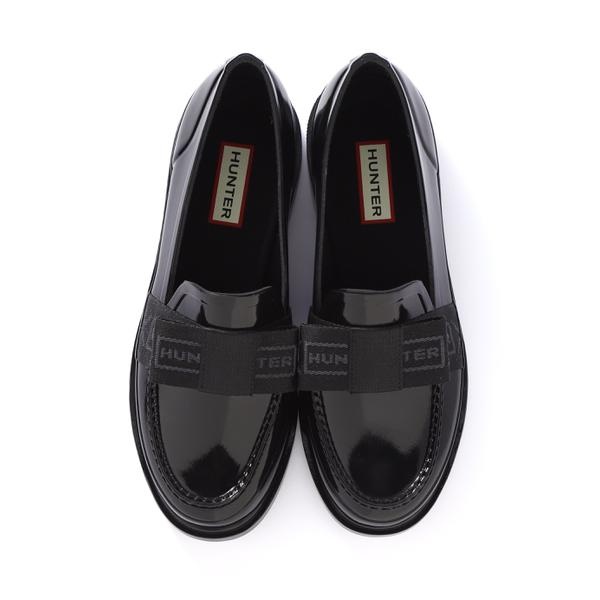 HUNTER（ハンター）WOMENS REFINED BOW GLOSS PENNY LOAFER | ビー