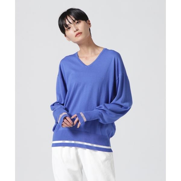 Munich（ミューニック）コットンスラブニットクルーネックプルオーバー