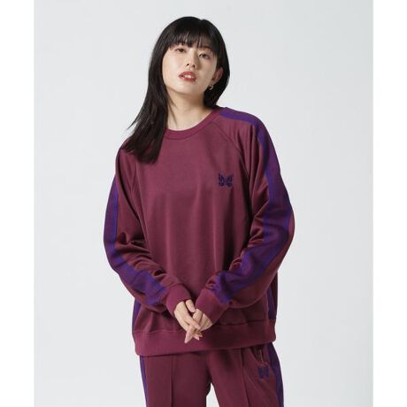 NEEDLES(ニードルズ) TRACK CREW NECK SHIRT - POLY SMOOTH | ビー  
