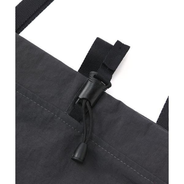 SLOW(スロウ) span nylon-draw string shoulder bag S | ビーセカンド