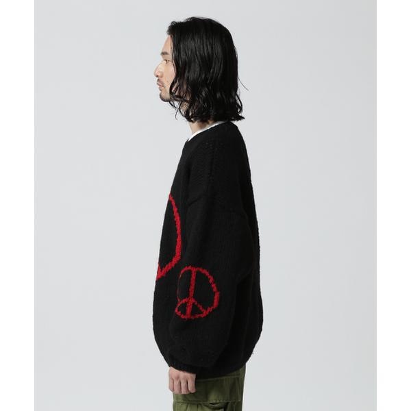 MacMahon Knitting Mills ／ Crew Neck Knit-Big Peace | ビーセカンド