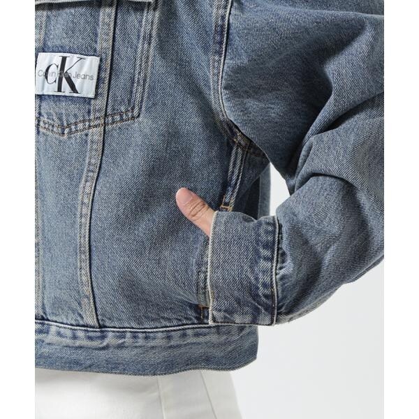 Calvin Klein（カルバンクライン）ボクシーデニムジャケット | ビー