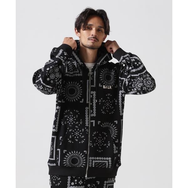 BALR.／ボーラー／Q-SERIES PAISLEY ST ZIP HD／B'2nd別注