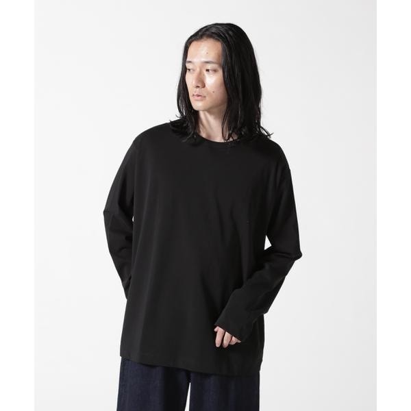 [}C]ATON (GCg) DRY COTTON JERSEY L^S T-SHIRT/r[ZJhiB'2ndj ubN