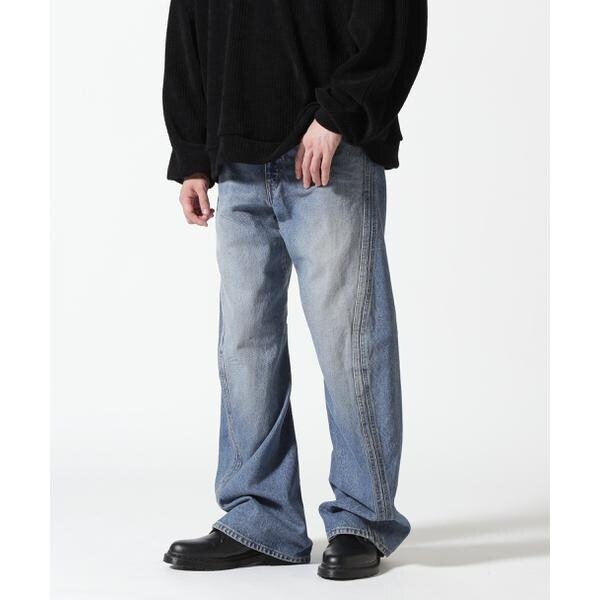 NVRFRGT(ネバーフォーゲット)3D TWISTED JEANS 3Dツイステッド