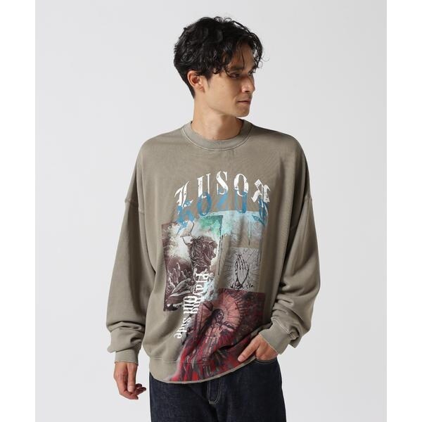 ビーセカンド（B’2nd）/LUSOR（ルーソル）PIGMENT SWEAT OUTSIDE ピグメントスウェット アウトサイド LUSOR（ルーソル）PIGMENT SWEAT OUTSIDE ピグメントスウェット アウト