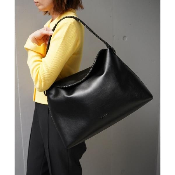 アバカ2WAYレザーポケットトートバッグ ショルダー ヴィオラドーロ 久