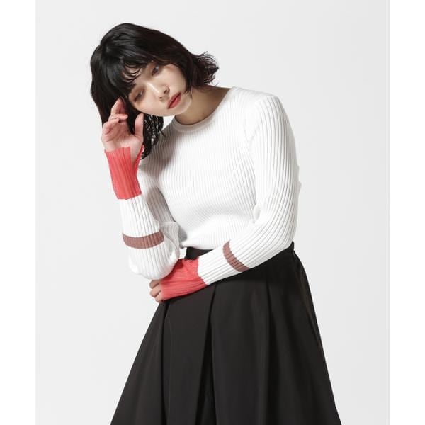DROIT BELLO（ドロイトベロ）袖ラインリブニット | ビーセカンド(B'2nd