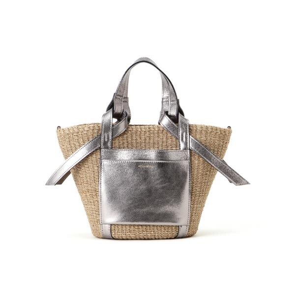 VIOLAd'ORO アバカ製　2WAYレザーポケットトート VIOLAd'ORO】アバカ製2WAYレザーポケットトート – irohaya