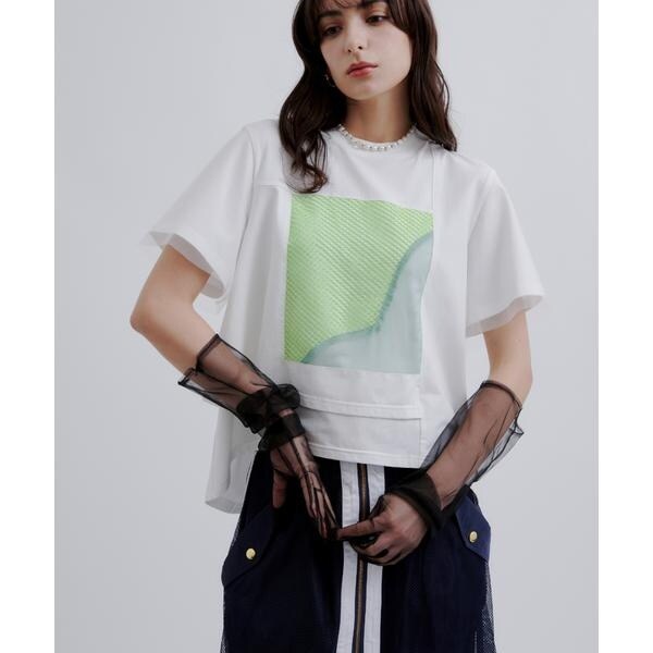 tシャツ DROIT BELLO（ドロイトベロ）裾ラウンドロンＴ２ レディース DROIT BELLO tシャツ BELLO（ドロイトベロ）裾ラウンドロンT2