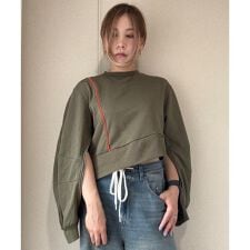 AULA AILA（アウラ アイラ）別注パイピングプルオーバー