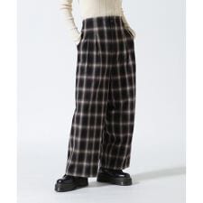 DROIT BELLO（ドロイトベロ）オンブレチェックワイドパンツ