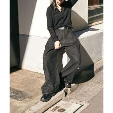 Knuth Marf（クヌースマーフ）tuck design denim pants
