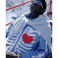 DISCOVERED(ディスカバード) 別注BONE WAFFLE LONG SLEEVE TEE