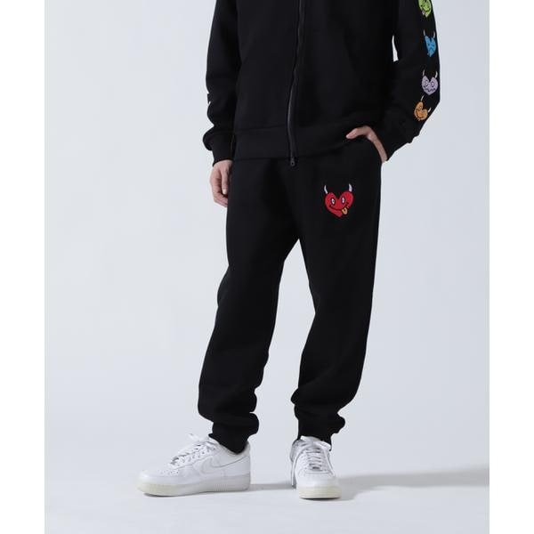 [�}���C]maxsix(�}�b�N�X�V�b�N�X�jONI HEART SWEAT PANTS/�r�[�Z�J���h�iB'2nd�j �u���b�N