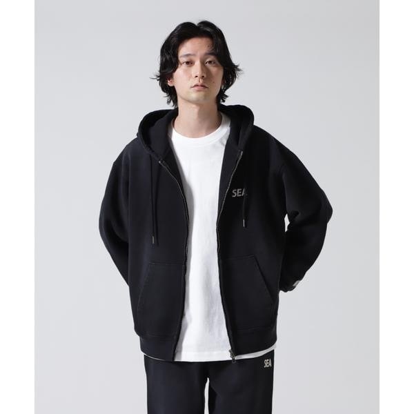 WIND AND SEA（ウィンダンシー）SULFUR DYEING LOGO ZIP SWEATS | ビー