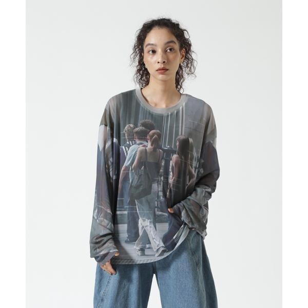 Knuth Marf（クヌースマーフ）school sheer long-sleeve tee(un | ビー