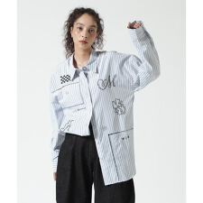 Knuth Marf（クヌースマーフ）embroidered shirt(unisex) | ビー 