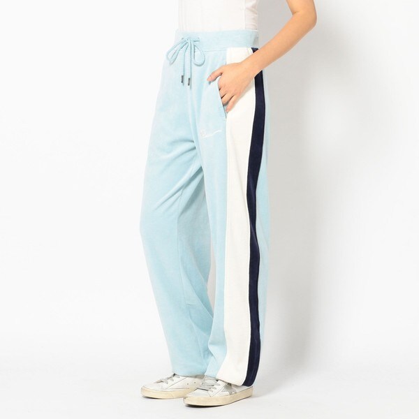 KMRii / レザーパイピングクロップドスウェットパンツ KMRii / レザーパイピングクロップドスウェットパンツ 1 ワイン