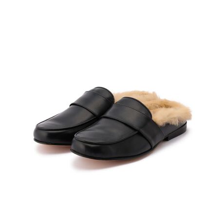 CAMINANDO／カミナンド／Fur lined slip on 