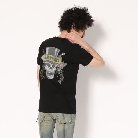 roar／ロアー／GT－08B／xGUNSバックスカルTシャツ 