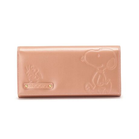 PEANUTS SNOOPY／スヌーピー／レザーラウンド長財布 
