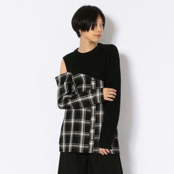 ＡＵＬＡ／アウラ／ＫＮＩＴ ＯＮ ＣＨＥＣＫ ＳＨＩＲＴ | ロイヤル