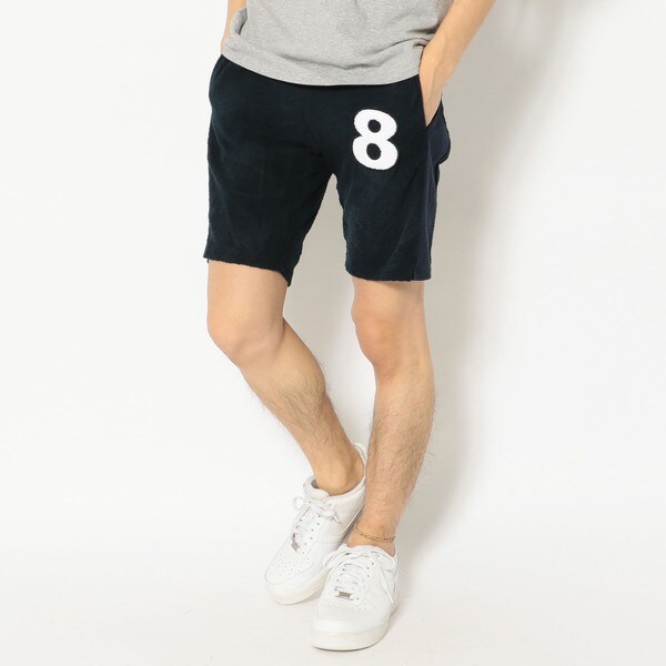 muta】コットンストレッチ ショートパンツ（ブルー）M muta MARINE