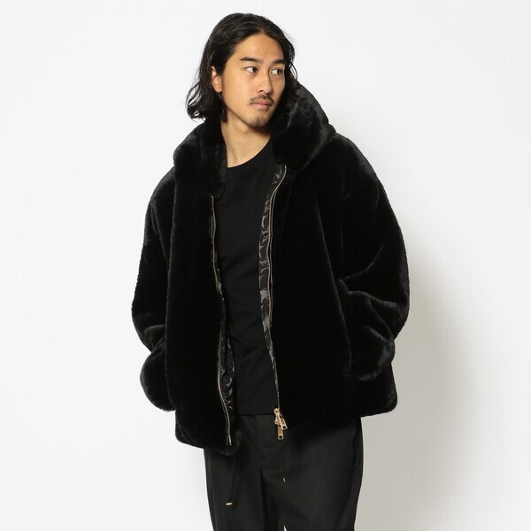 FR(13)NDS ブルゾン アウター /フレンズ/FAKE FUR HOOD BZ